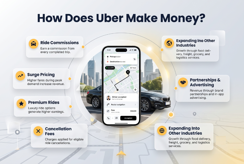 Uber Business - How Does Uber Make Money