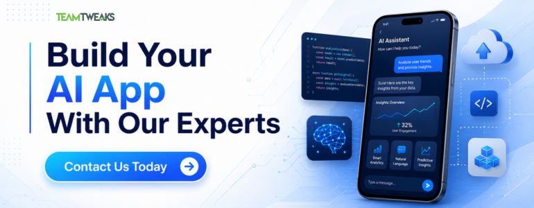 ai app development company - CTA