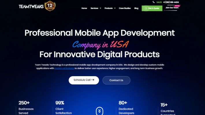 leading ai app development company in USA