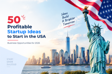 Top 50 Best Startup Ideas in USA to Start in 2026 - Banner